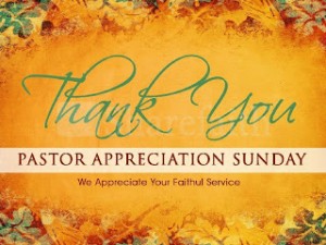 Pastor appreciation