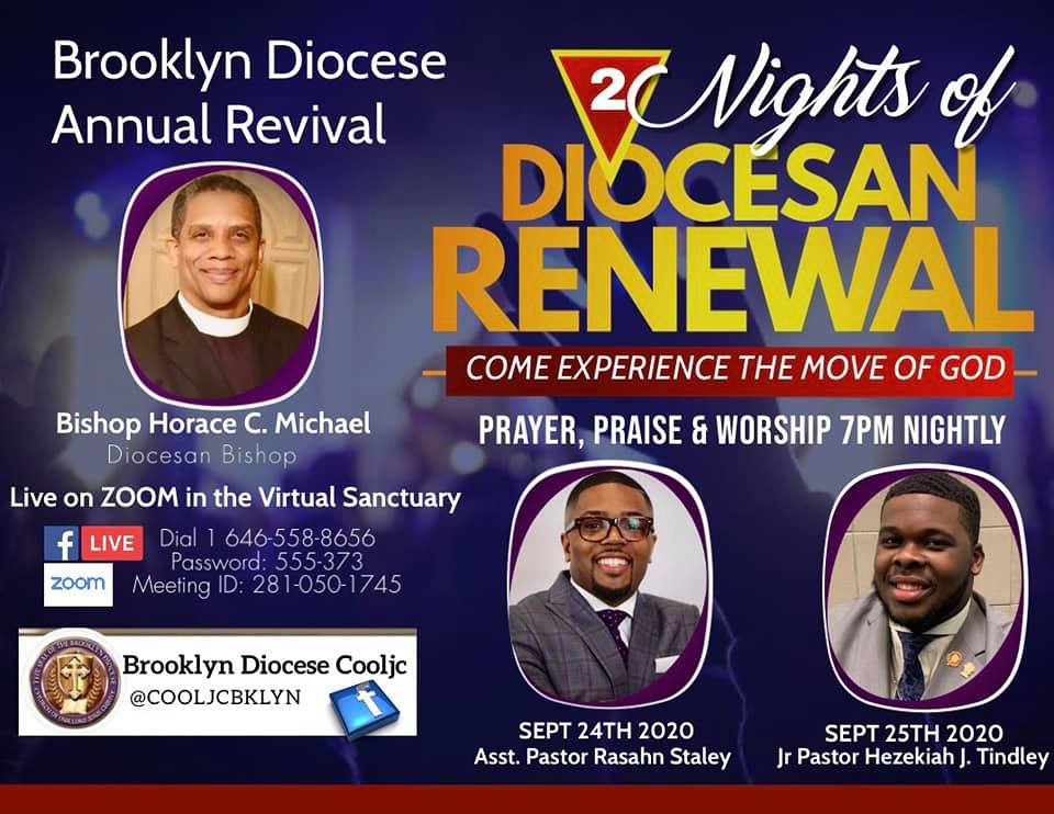 Brooklyn Diocese Fall Revival 2020 @ ZOOM & Brooklyn Diocese Facebook Page | New York | United States