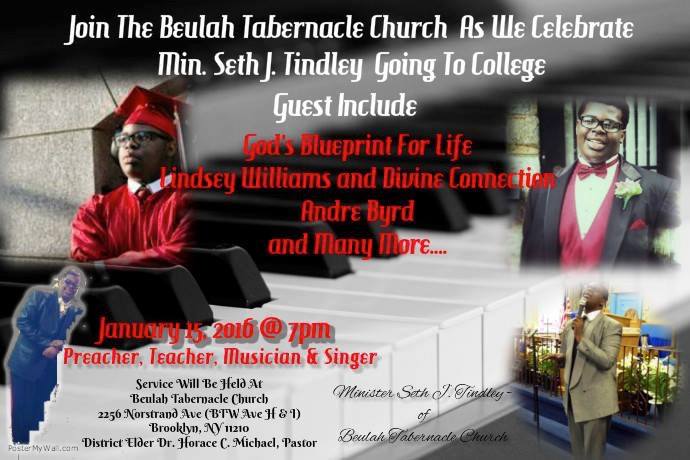 Appreciation Service for Min Seth Tindley @ Beulah Tabernacle | New York | United States