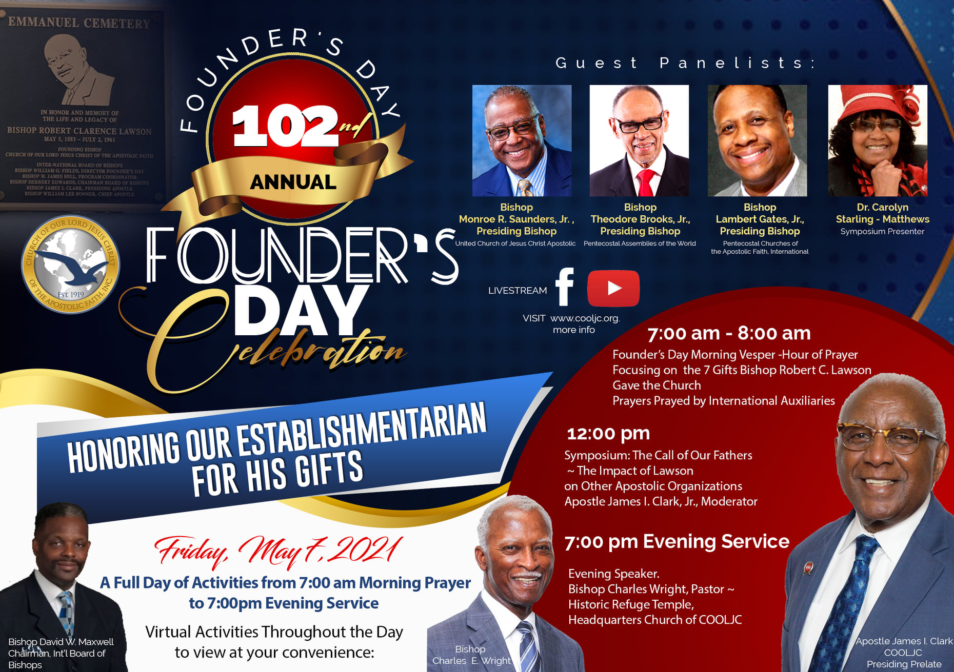 Cooljc – Annual Founder's Day Celebration – 2021 | Beulah Tabernacle