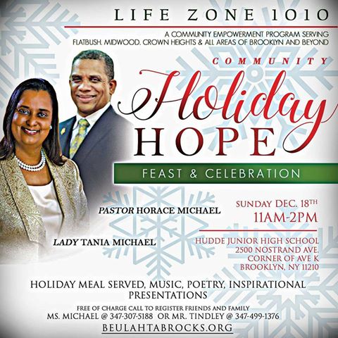 LifeZone1010 Holiday Hope Feast and Celebration 2016 @ Andries Hudde Junior High School | New York | United States