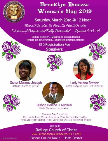 Brooklyn Diocese Annual Womens Day 2019 @ Refuge Church of Christ | New York | United States