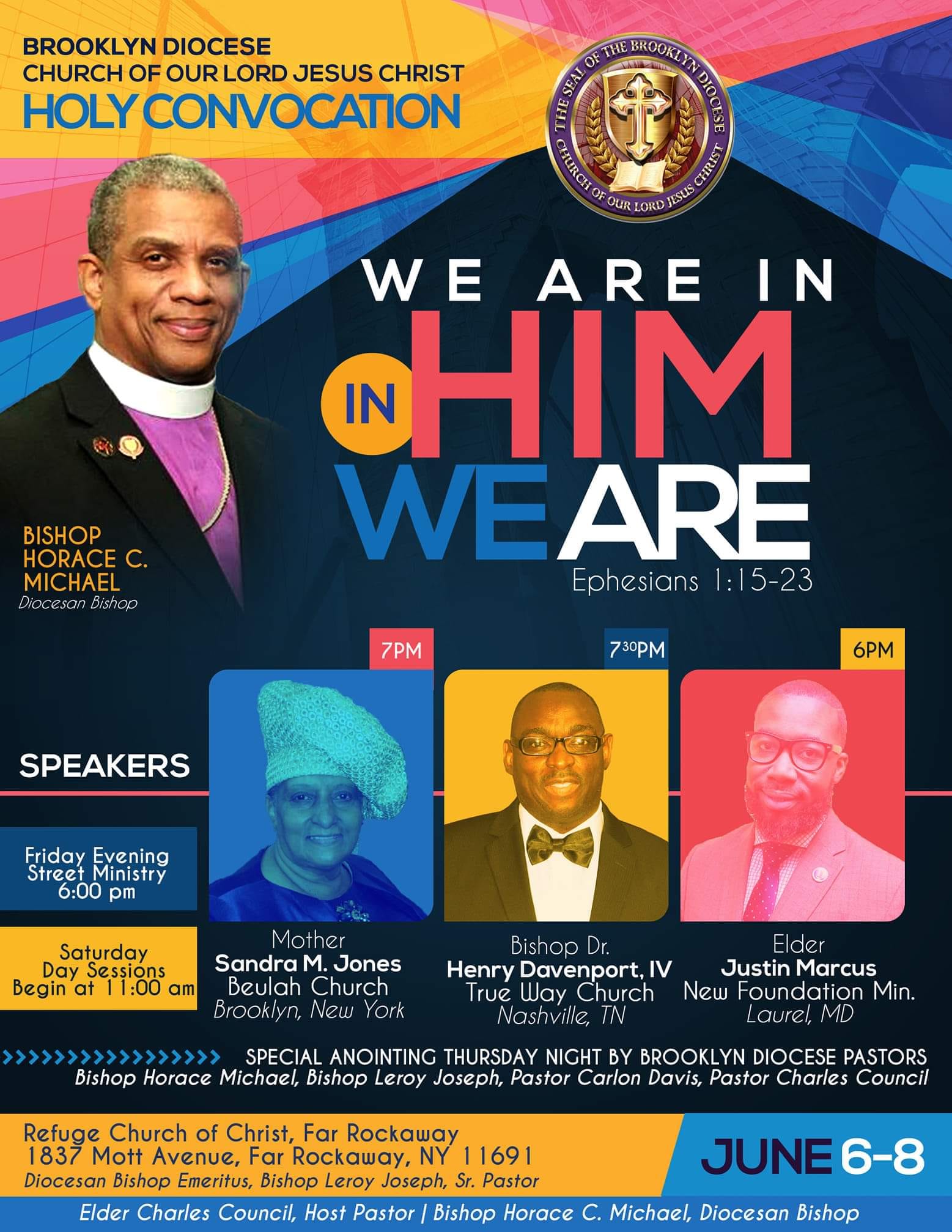 Brooklyn Diocese Spring Semi-Annual 2019 @ REFUGE CHURCH OF CHRIST  | New York | United States