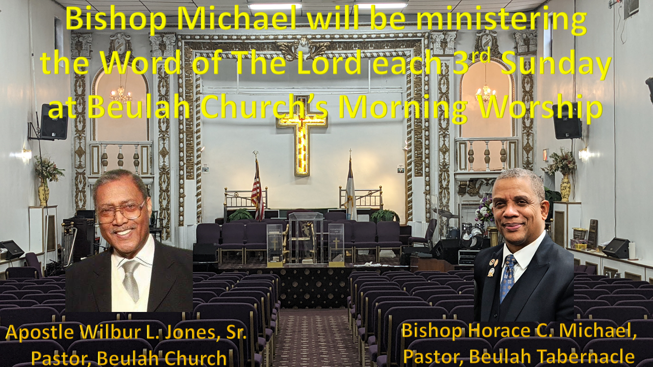 Bishop Michael Ministering At Beulah Church 2022 @ Beulah Church of God In Christ