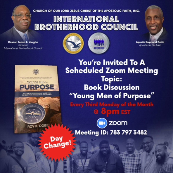 International Brotherhood Council Meeting @ ZOOM Meeting ID: 783 797 3482